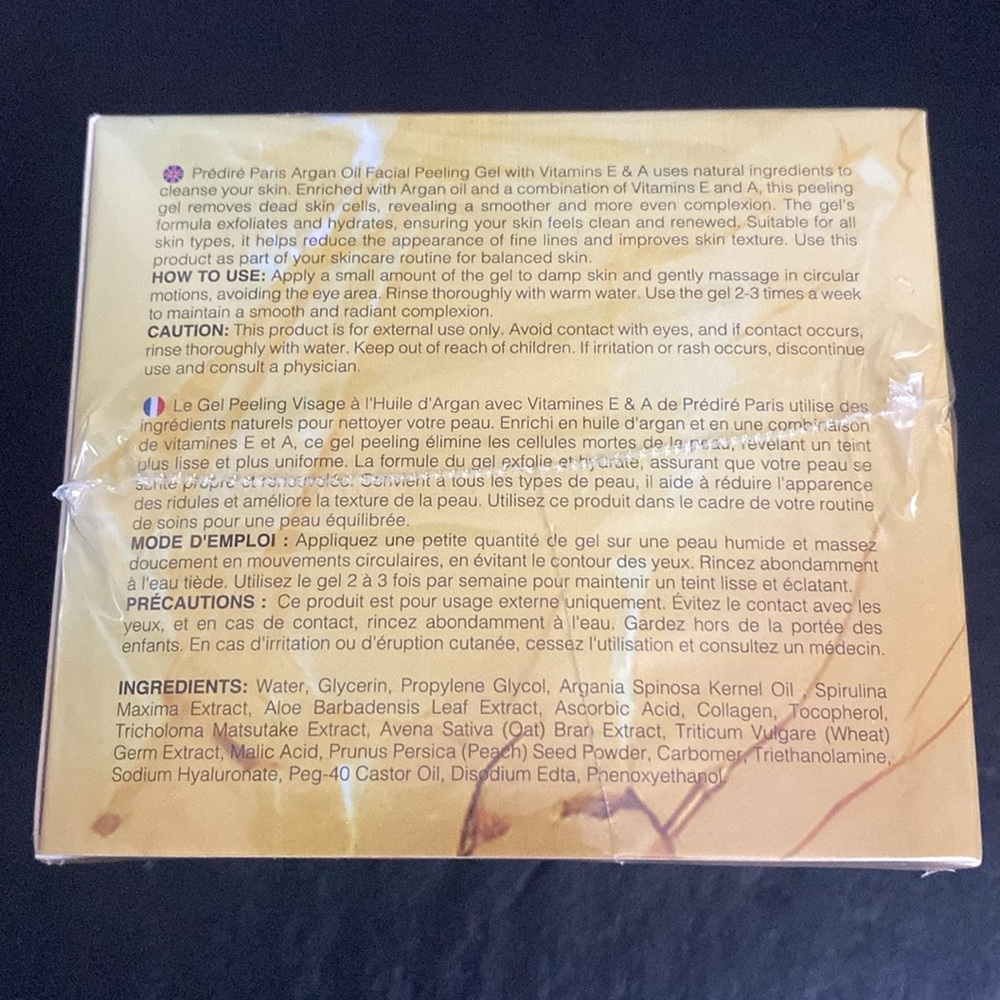 Argan Oil Cooling Facial Peeling Gel Vitamin E & A BNIB/SEALED - Picture 5 of 5